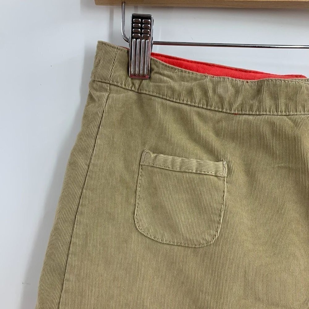 Rei Girls Skirt Mini‎ Corduroy Wrap Brown Lined Snap Button Stretch Size L - Picture 3 of 15